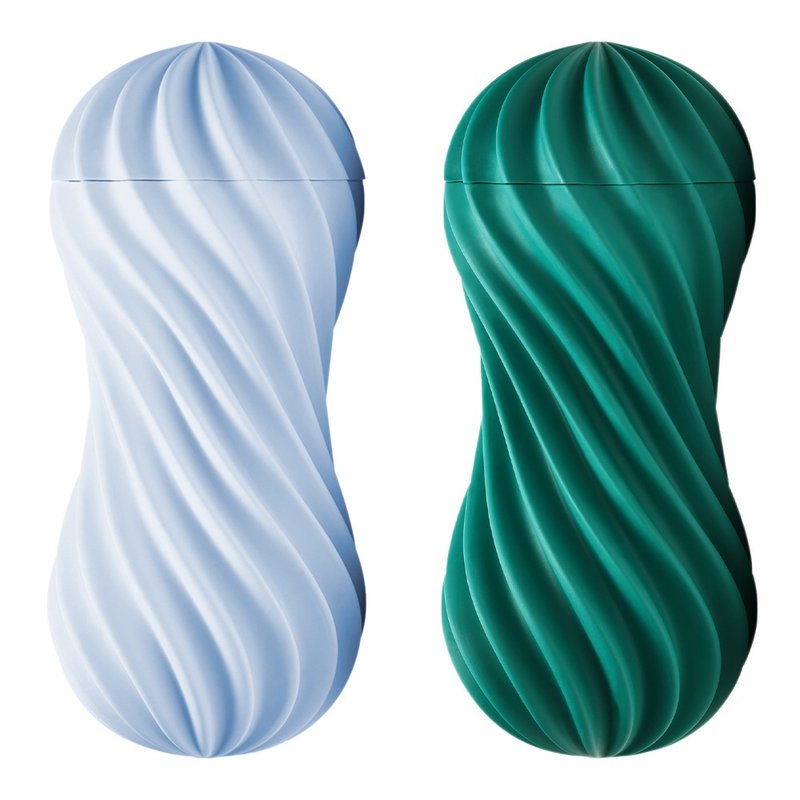 TENGA Masturbation Cup MOOVA Series Soft Shell Spiral Masturbation Cup Sex Toys Valentine's Day Gift - สินค้าผู้ใหญ่ - พลาสติก ขาว