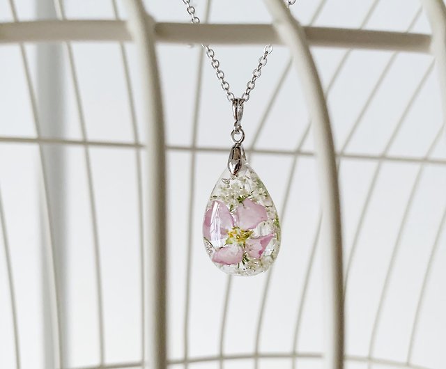 Cherry Blossom Necklace Sakura Necklace Jewelry Cherry -   Cherry blossom  jewelry, Cherry blossom necklace, Spring necklaces