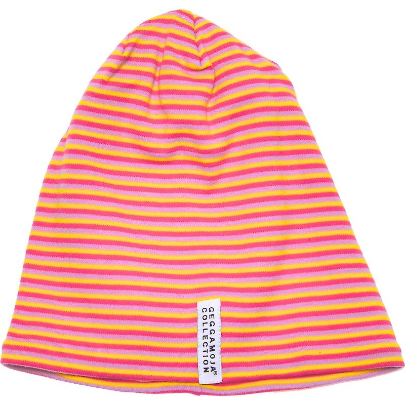 [Nordic children's clothing] Swedish organic cotton inner brush waterproof and warm wool hat 1 to 2 years old yellow/red/pink - Baby Hats & Headbands - Cotton & Hemp Multicolor