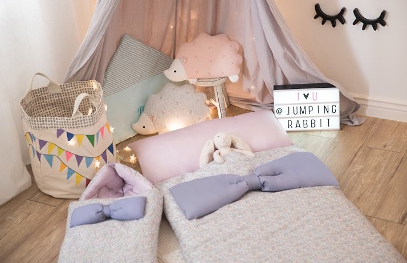 Jumping Rabbit Children's Souffle Sleeping Bag (Wonderland) - Other - Cotton & Hemp 