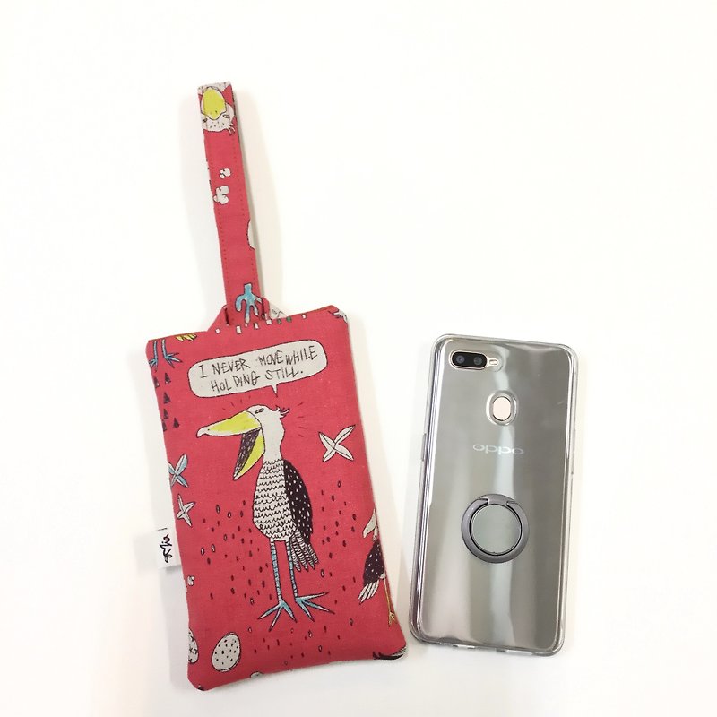 Super staying cute bird - mobile phone case - easy to use super protection - เคส/ซองมือถือ - ผ้าฝ้าย/ผ้าลินิน 