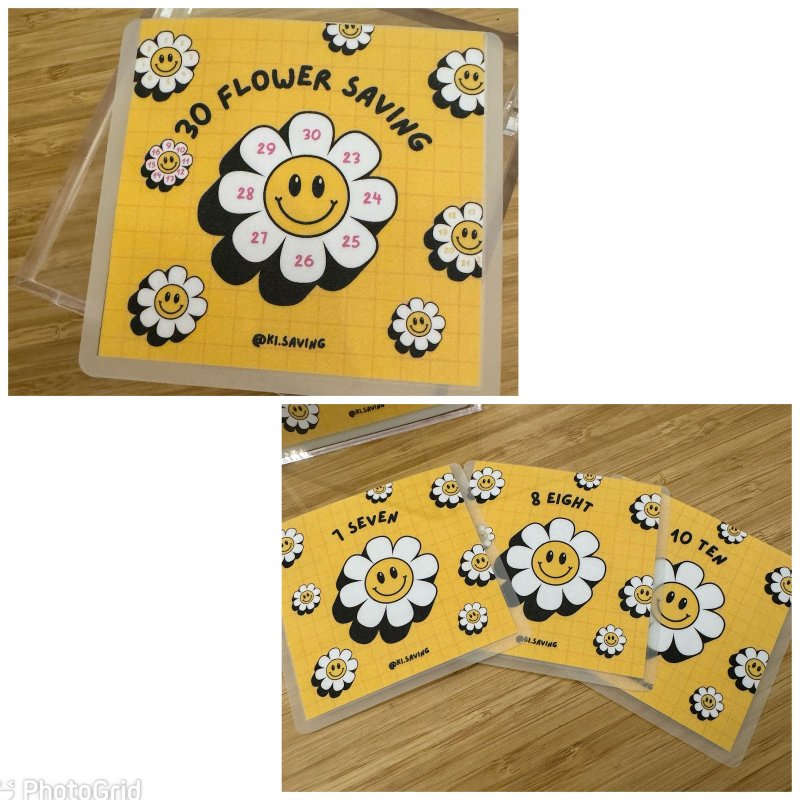 花花 saving - 有錢花 正方形現金封套 - 其他 - 塑膠 橘色