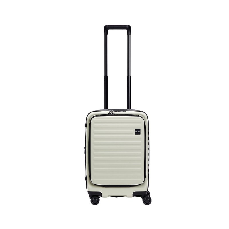 【バージョンアップ】【LOJEL】CUBO 21インチ フロントオープン拡張型盗難防止ジッパーキャリーケースホワイト - スーツケース - プラスチック ホワイト