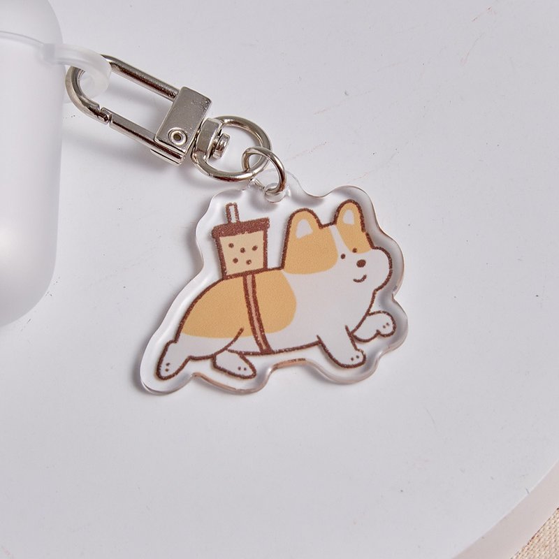 きのこ dididogdog bubble teaアクリルチャーム/キーリング - キーホルダー・キーケース - アクリル 多色