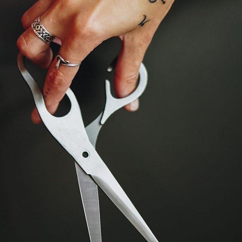 Stainless Steel Scissors - กรรไกร - สแตนเลส สีเงิน