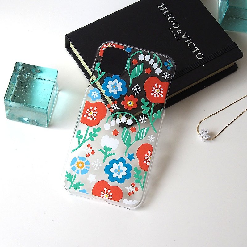 Clear Phone Case - Vivid Flowers - - Phone Cases - Plastic Multicolor