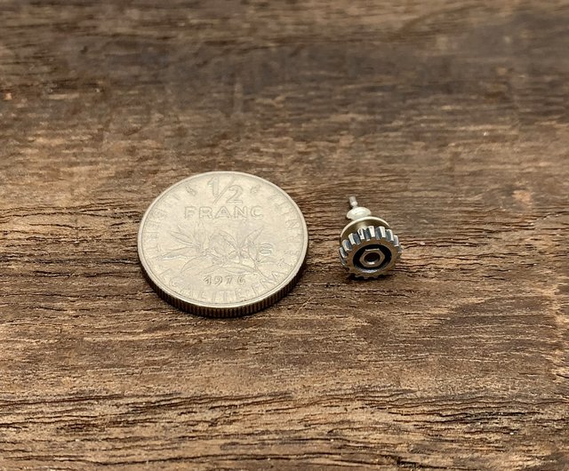 ギア/シルバー925 ピアス/片耳用/シンプル/シルバーアクセサリー