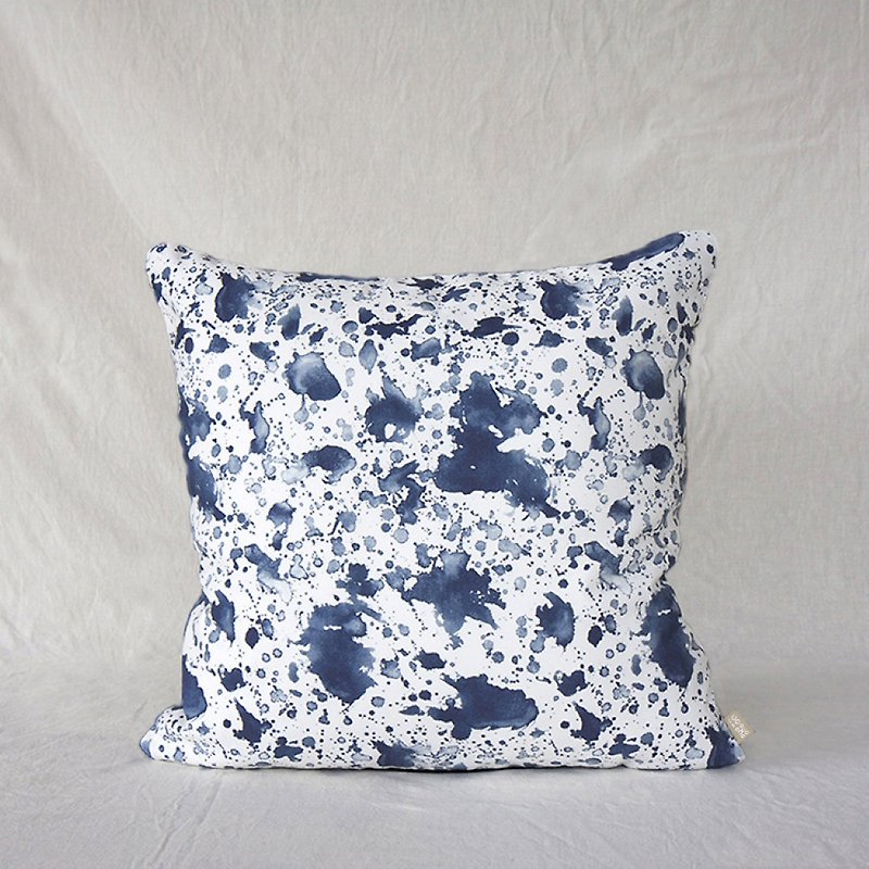 MAKE A SPLASH Chic Countermeasures (Goose Feather) - Pillows & Cushions - Cotton & Hemp Blue