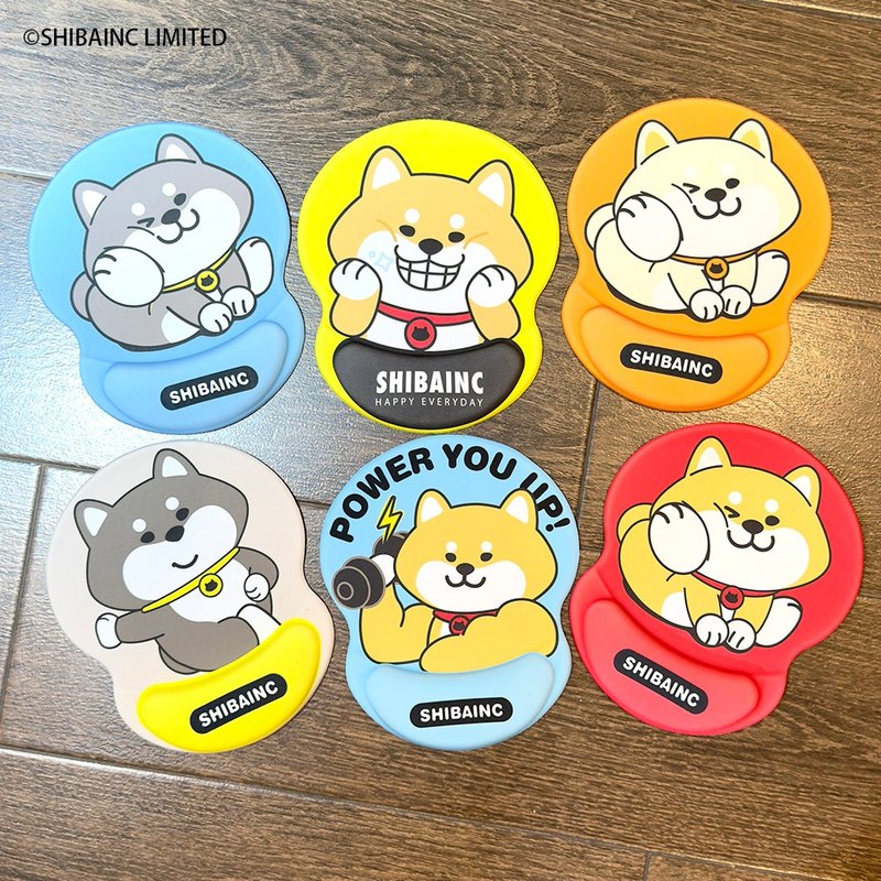 SHIBAINC Mouse Pad, SHIBA, SHIBE, Memory Foam Mouse Pad Mat - อื่นๆ - ไฟเบอร์อื่นๆ สีแดง