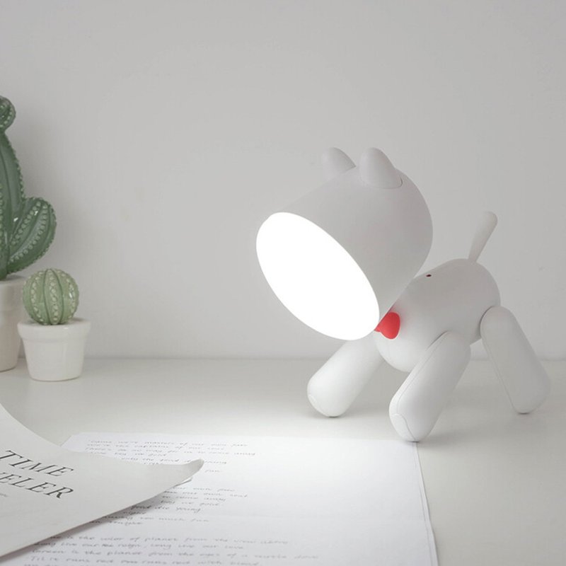 [Christmas Gift] Coco Cream Dog LED Night Light | USB Charging - Lighting - Plastic 