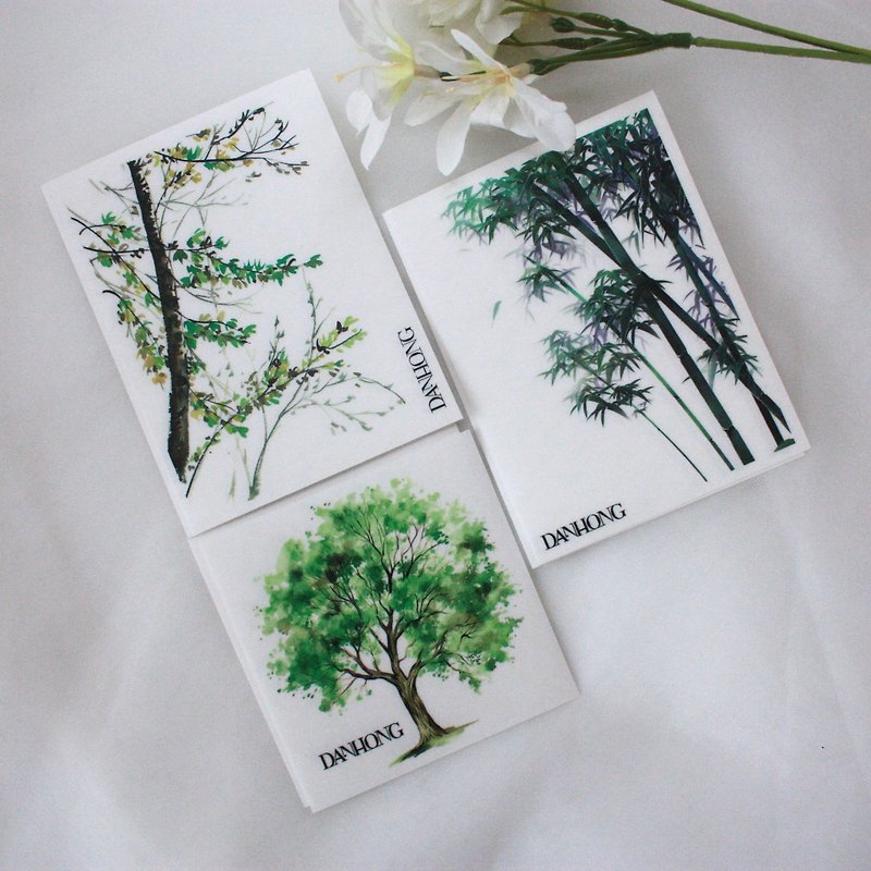 Sensitive&Oriental tree sticekr - Stickers - Paper 