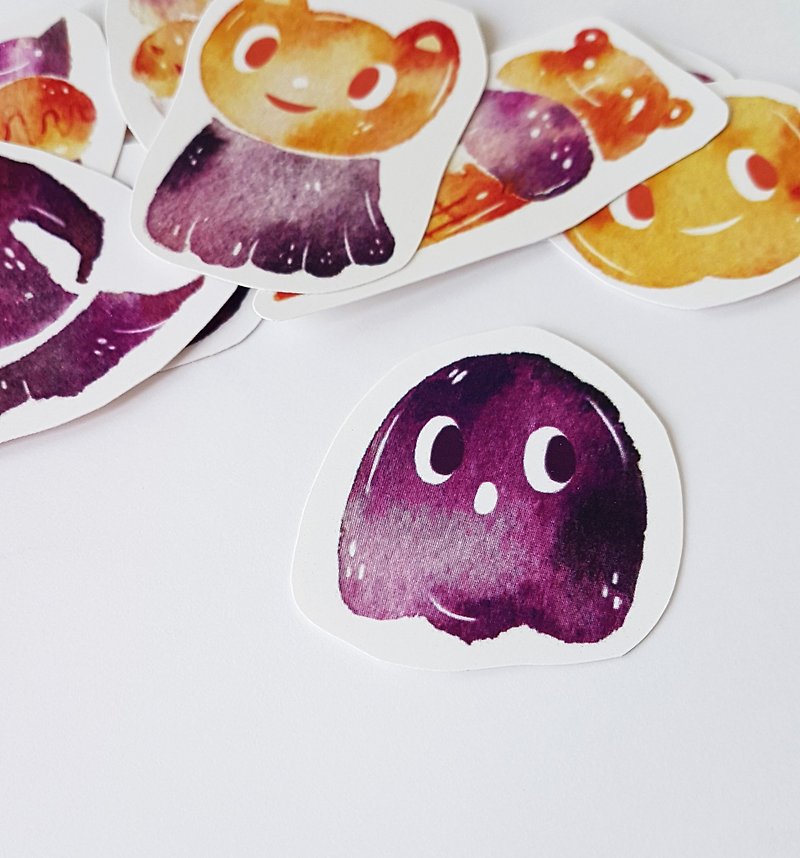 [Free Shipping] Halloween Hi Heart Party Combo - Stickers - Paper Orange