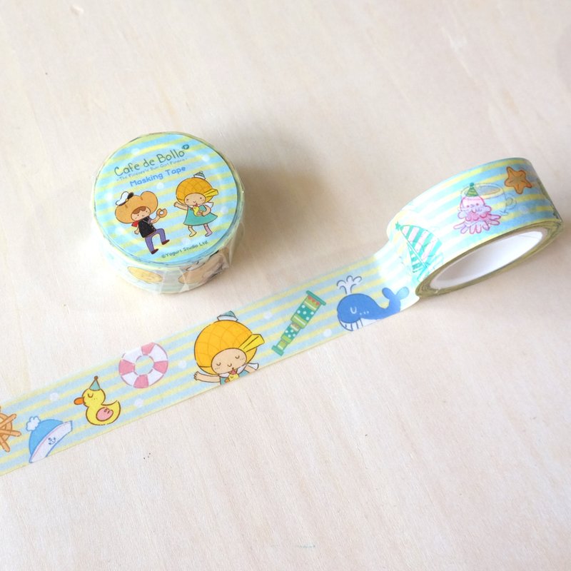 Pineapple Bun girl - paper tape 01 - Washi Tape - Paper 