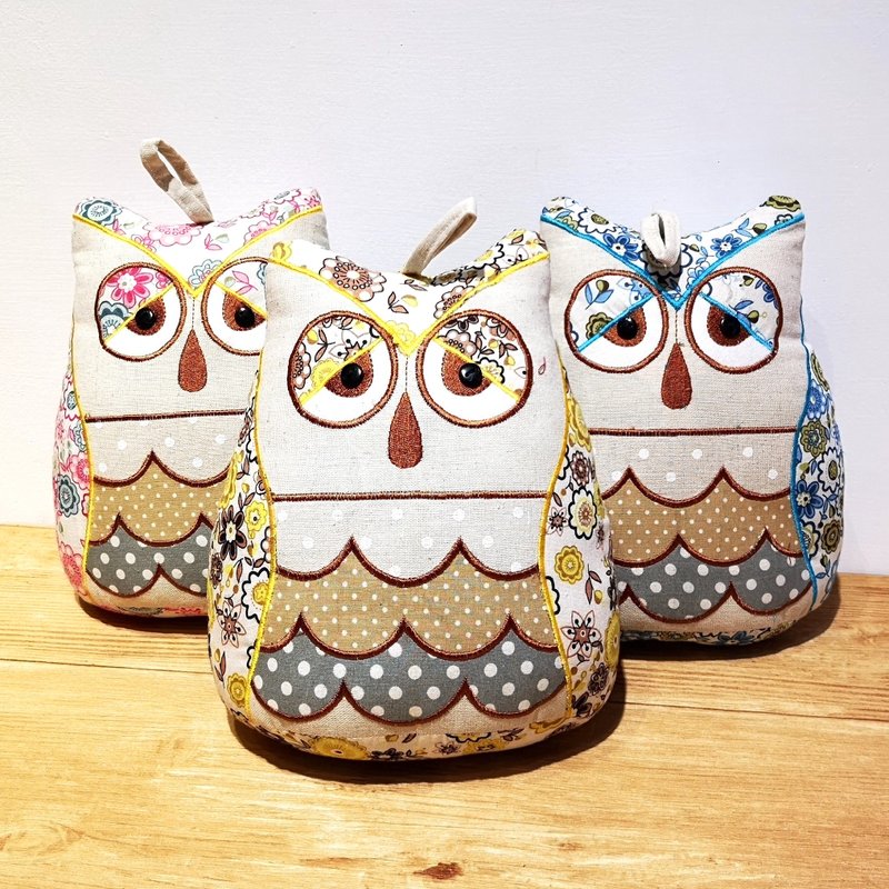 【Mr. Flower Cloth】Owl Pillow - Pillows & Cushions - Other Man-Made Fibers Multicolor