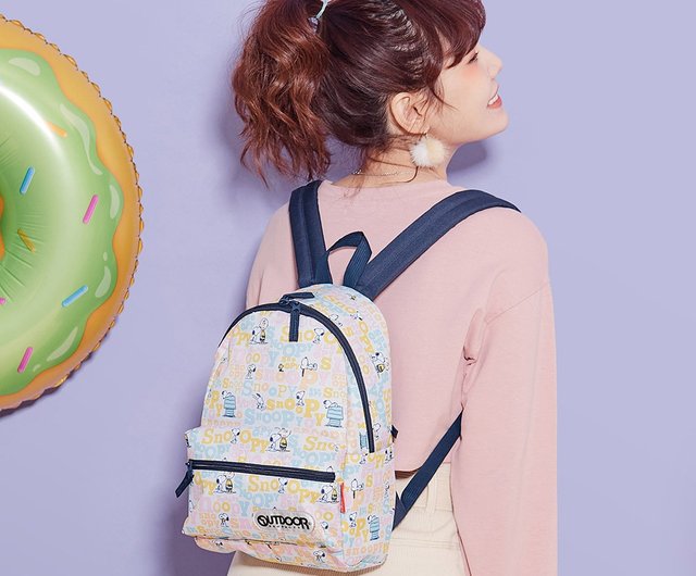 OUTDOOR】SNOOPY バックパック-Small-ミルクブラウン ODP19E02BE - ショップ BAG TO YOU リュックサック -  Pinkoi