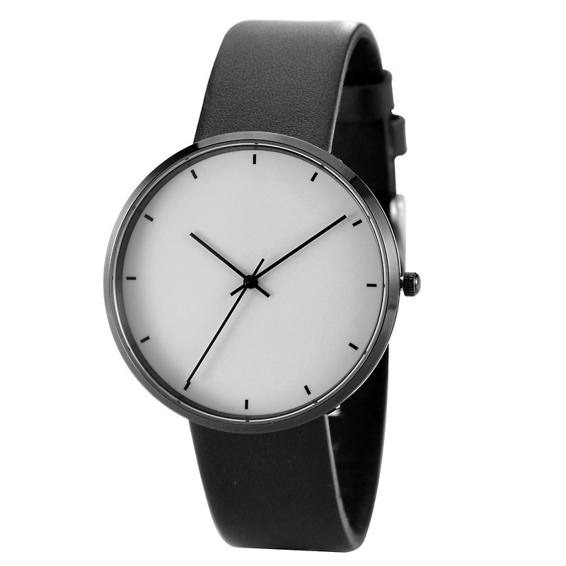 簡約手錶 短條紋 全球免運 - 男錶/中性錶 - 不鏽鋼 灰色