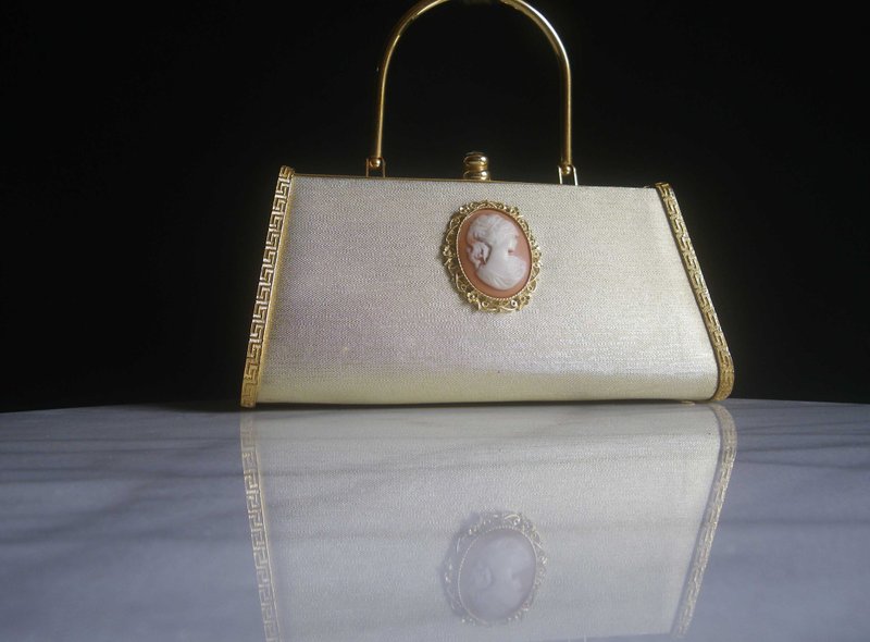 Glorious Era OLD ERA_Early second-hand European and American style lady's handbag - กระเป๋าถือ - วัสดุอื่นๆ 