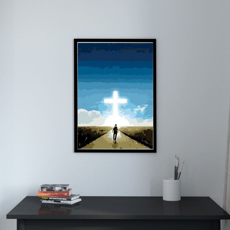 光明之道 創意數字油畫 【銷售排行榜 】 - 插畫/繪畫/寫字 - 其他材質 