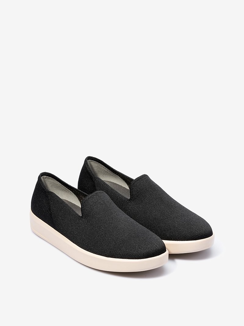 Cozy Slip-On Black - Women's Casual Shoes - Polyester Black