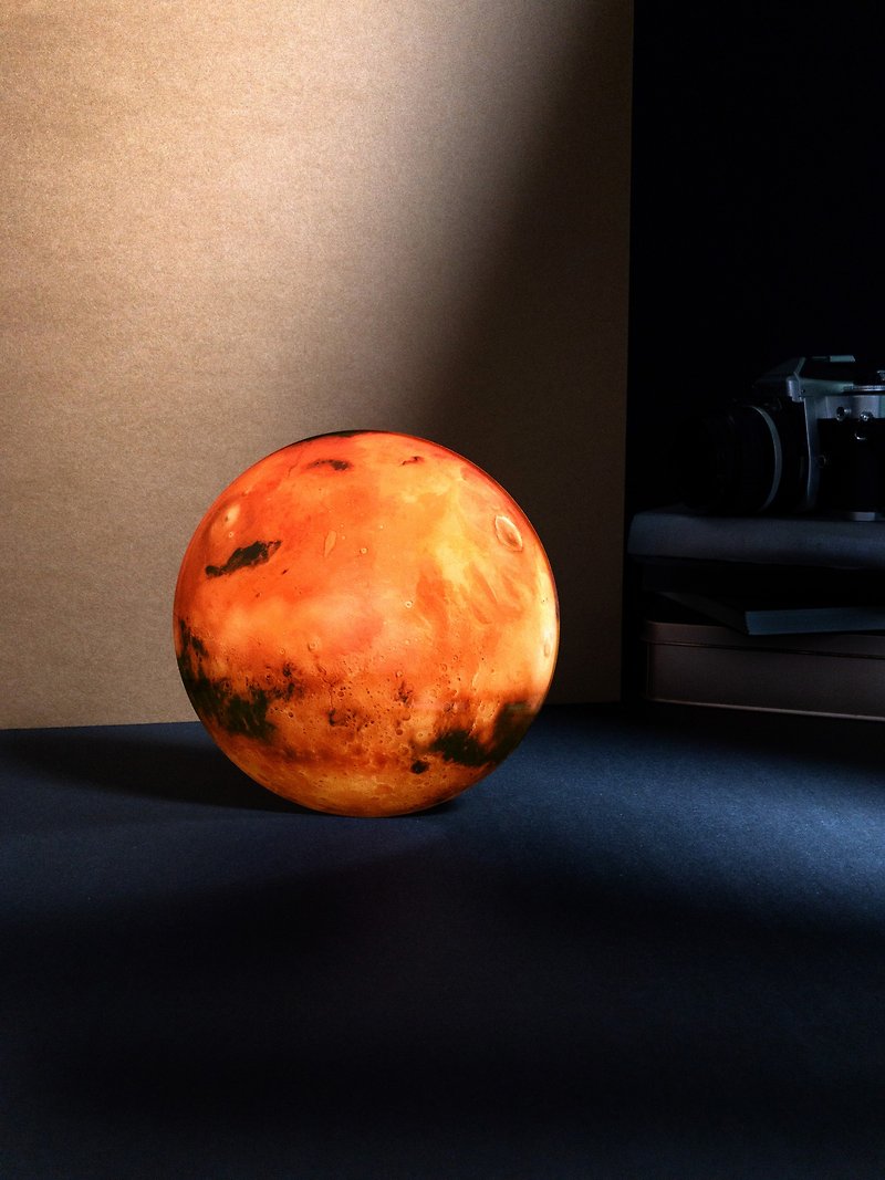 Planet Card - #Mars - Cards & Postcards - Acrylic Orange