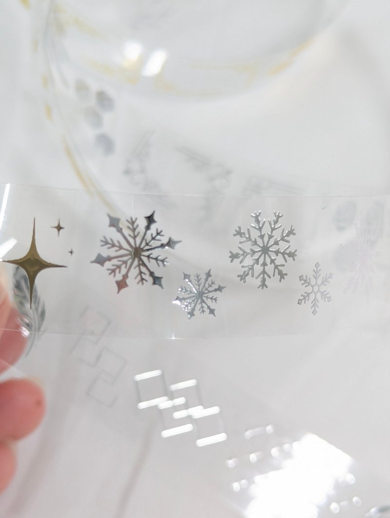 點金品-PET膠帶(一卷雙色/燙金燙銀) 手帳拼貼 貼紙 DIY材料 - 膠紙/膠帶/紙膠帶 - 塑膠 金色