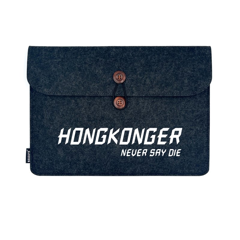 【HONGKONGER】毛氈電腦袋(13-16吋) - 電腦配件 - 羊毛 灰色