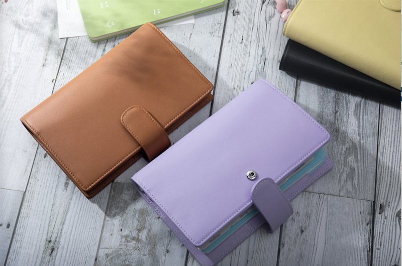 Amnery Believe series leather A6 loose-leaf notebook - Notebooks & Journals - Genuine Leather 