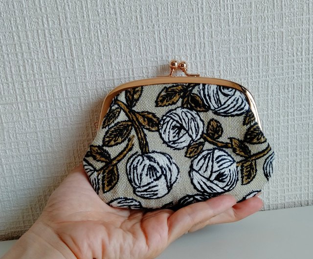 ハンドメイド ミナペルホネン 親子がま口 rosy えぐい