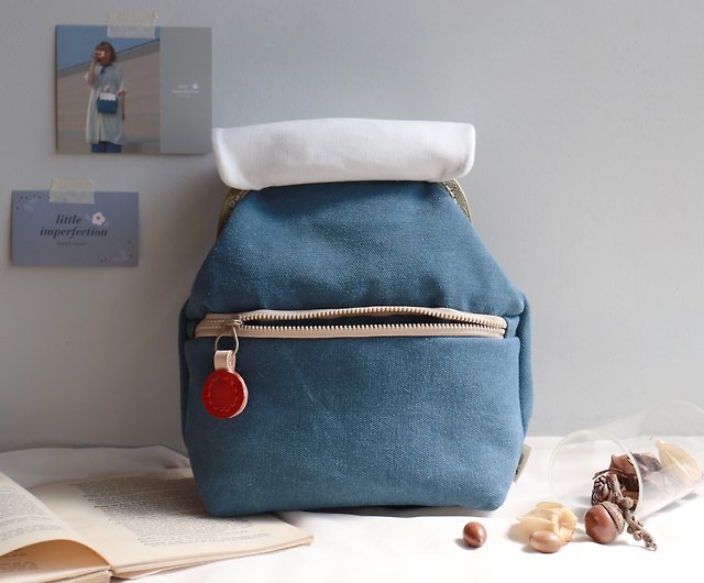 Denim Mini Backpack - Customizable curated on LTK