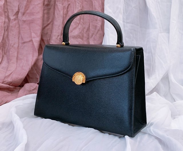 Authentic Hermes Blue Vintage Leather Clutch Messenger Bag