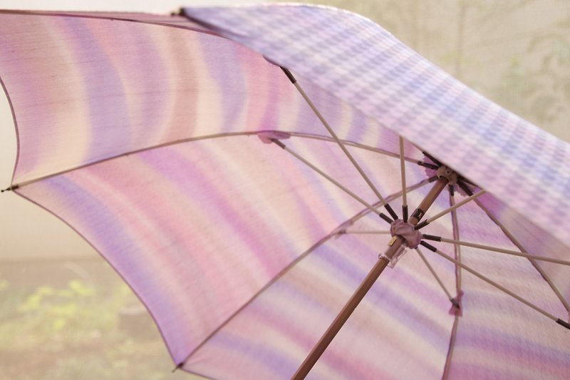 A parasol for rain and rain &quot;Beni&#x27;s Hatsukoi&quot; (please use it for one piece, kimo