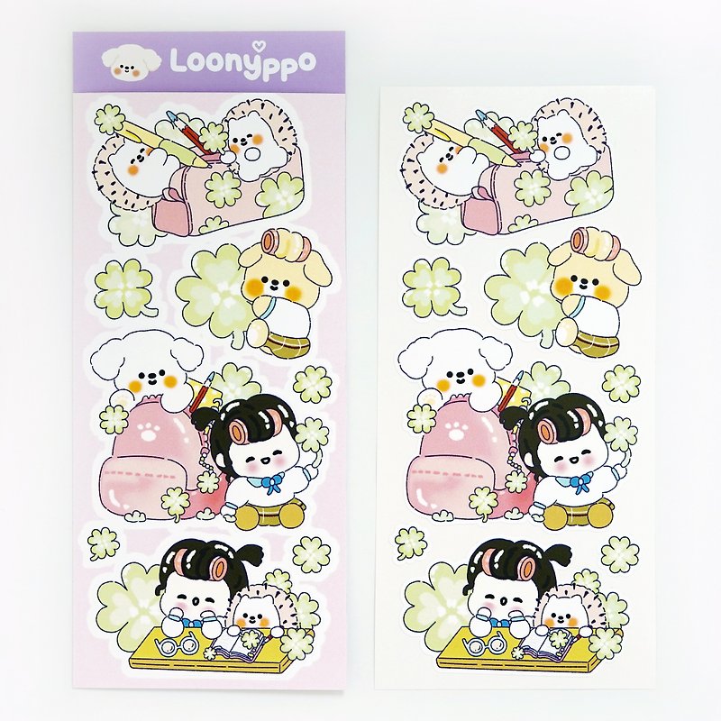 Lucky day sticker (line sticker) - Stickers - Paper Multicolor