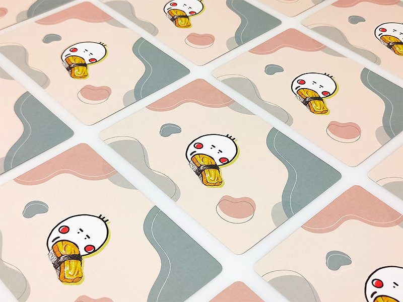 Postcard | Take a bite of Tamagoyaki - Cards & Postcards - Paper Multicolor