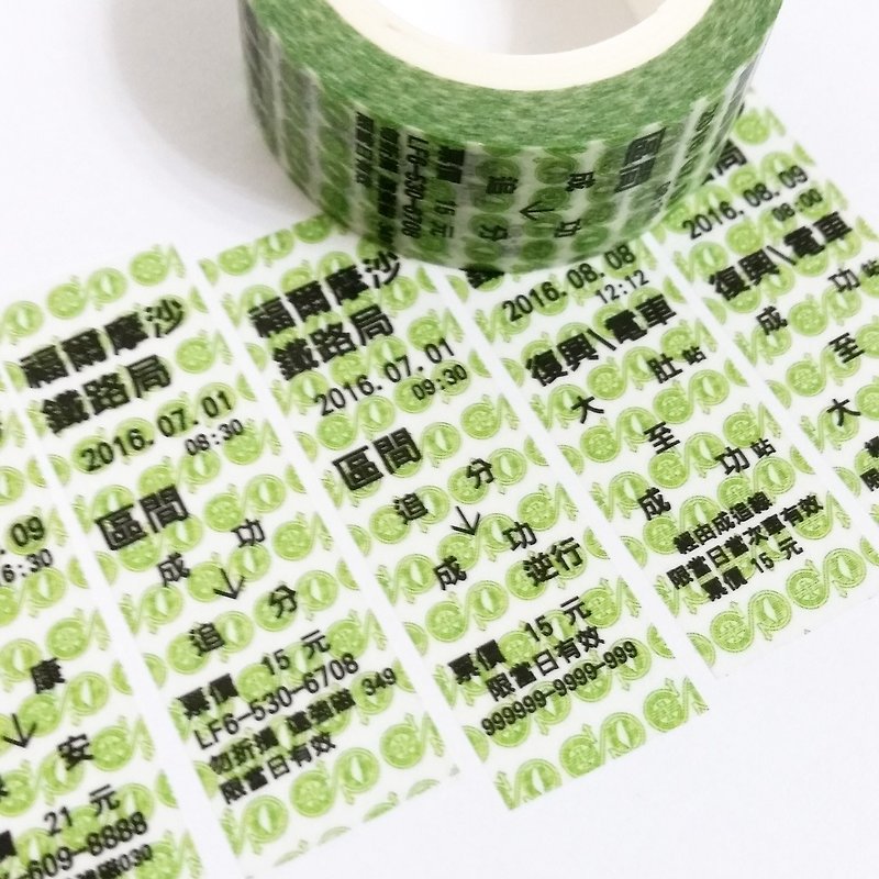 Sample Washi Tape Happy Tickets - มาสกิ้งเทป - กระดาษ 