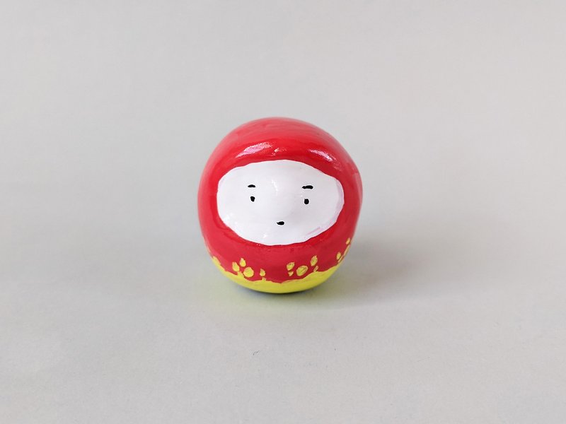 Daruma Spring Color - ตุ๊กตา - กระดาษ สีแดง
