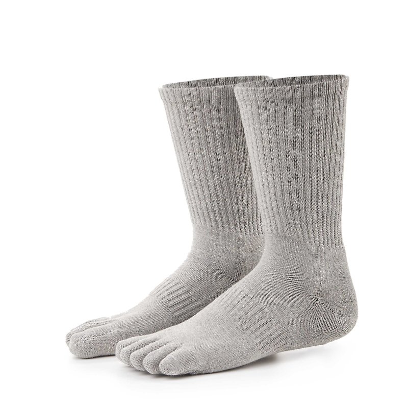 Robert 羅伯特竹炭加厚氣墊五趾襪3雙組竹炭消臭加厚氣墊好穿 - 襪子 - 棉．麻 