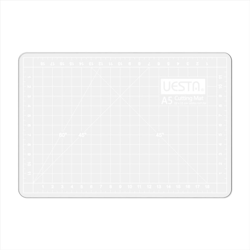 A5 milky white custom environmentally friendly cutting pad student desk mat office stationery school office design gift gift - Other - Plastic 