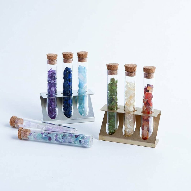 試管瓶放置架 (共2色) - 擺飾/家飾品 - 其他材質 咖啡色