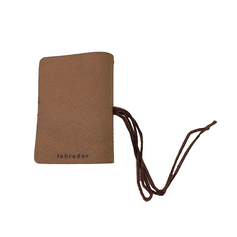 [Special offer] labrador 20 card holder (light brown) defective product - อื่นๆ - หนังแท้ สีนำ้ตาล