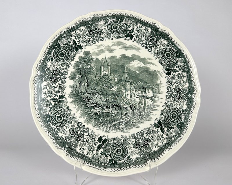 Villeroy & Boch 甜點沙拉盤布爾根蘭綠色拼盤 - 盤子/餐盤/盤架 - 瓷 綠色