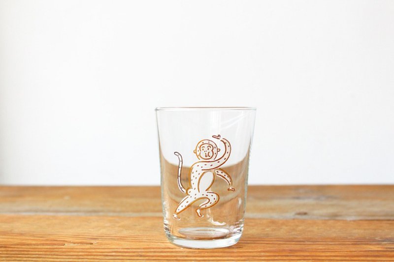 【+t计划】13 Chinese Zodiac Cup-Monkey - Cups - Glass Transparent