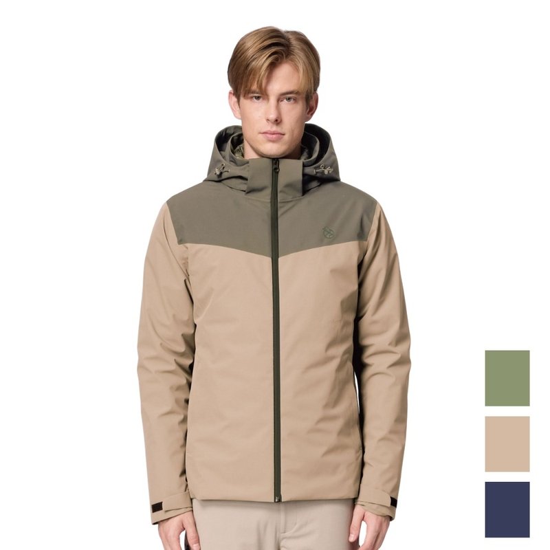 【Wildland 荒野】防水3in1+羽絨兩件式外套 男 0B32918 - 男夾克/外套 - 聚酯纖維 卡其色