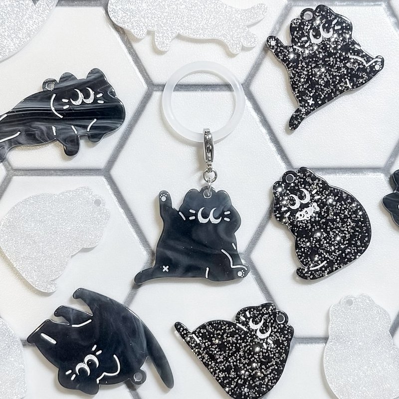 miniネチコヤン めじるしチャーム - チャーム - アクリル 多色