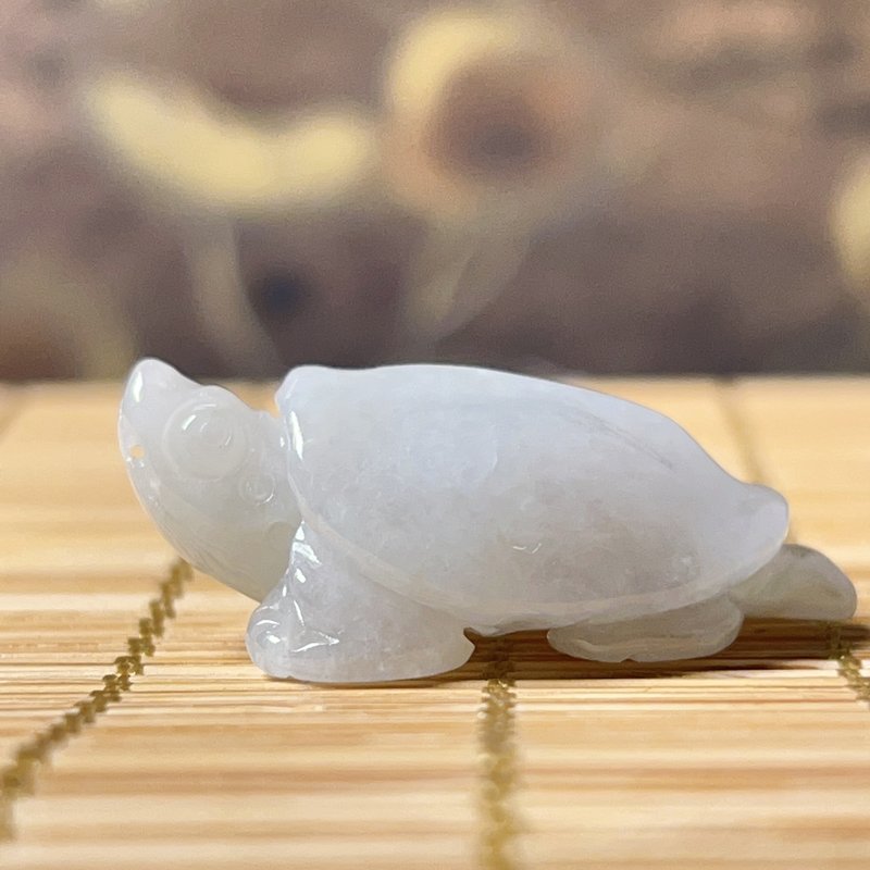翡翠甲魚 | 天然緬甸A貨翡翠 | 送禮 - 吊飾/掛飾 - 玉石 透明