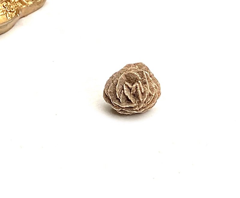Little Energy Ornament-Natural Small Mini Desert Rose-Home Office Healing Energy Ornament - อื่นๆ - หยก สีเหลือง