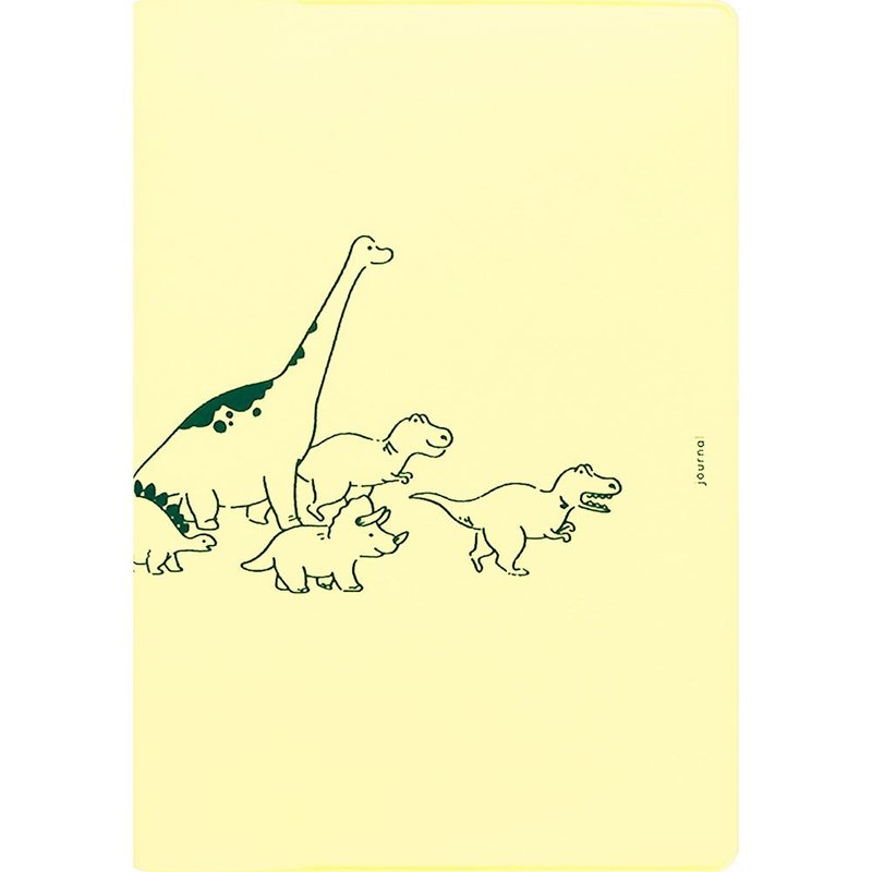 MATOKA 日誌 2026 年版 1 月開始 B6 月記事 全彩 Ah La La Dinosaurs - 筆記本/手帳 - 紙 