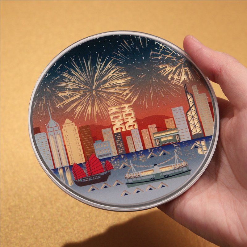 維港 - 浮雕畫 15W無線快速充電器 【生日禮物】 - 無線充電盤/板/座 - 塑膠 