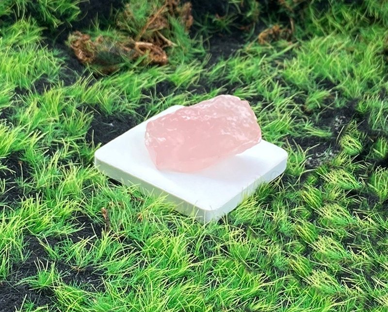 粉晶原石 天然可愛果凍粉  旺人緣 旺姻緣 療癒 快速出貨 - 擺飾/家飾品 - 水晶 粉紅色