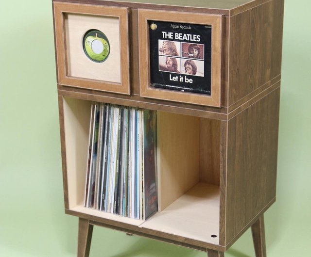 専用＊希少違い棚 小引き出し レコードチェスト キャビネット 昭和レトロ 当時物 レトロなレコード収納棚(小引き出し) - [Sold Out]過去の販売商品