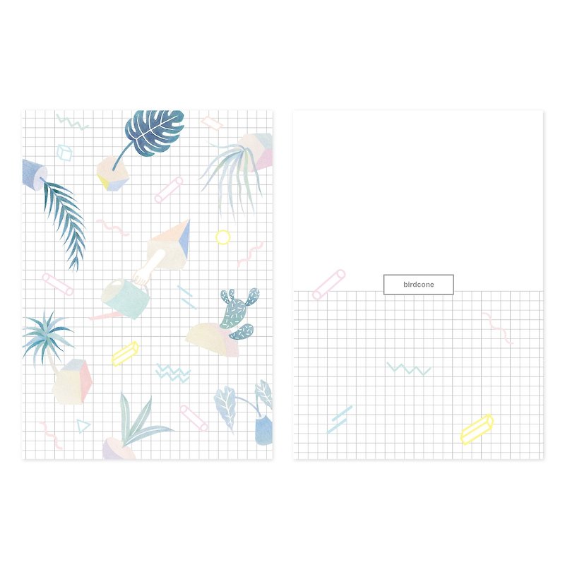Floating small plant / double-sided postcard - Cards & Postcards - Paper 